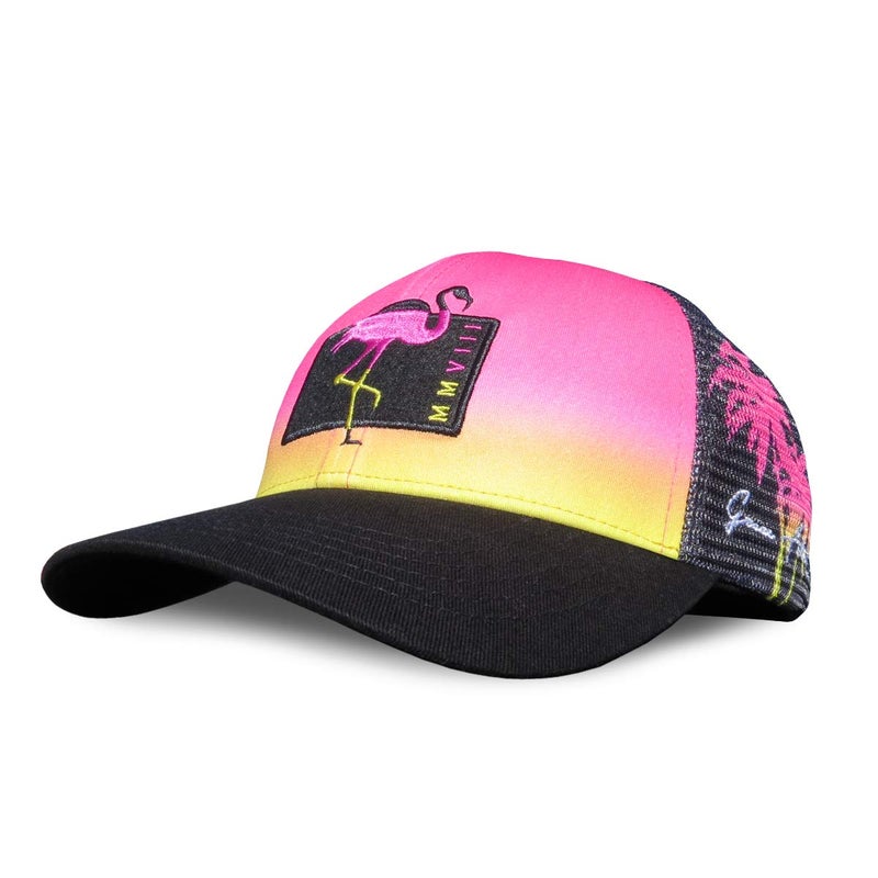 Grace Folly Beach Trucker Hats for Women- Snapback Baseball Cap for Summer (Flamingo) - Image 1
